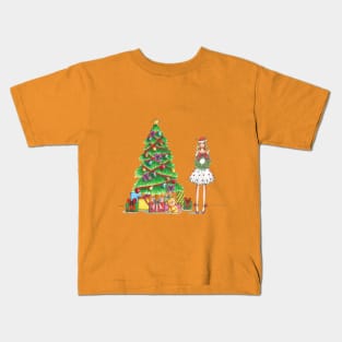 Christmas Illustration 1 Kids T-Shirt